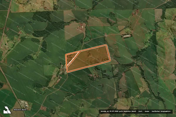Imagem de satélite de Sitio Hama em NOVA FÁTIMA - PR