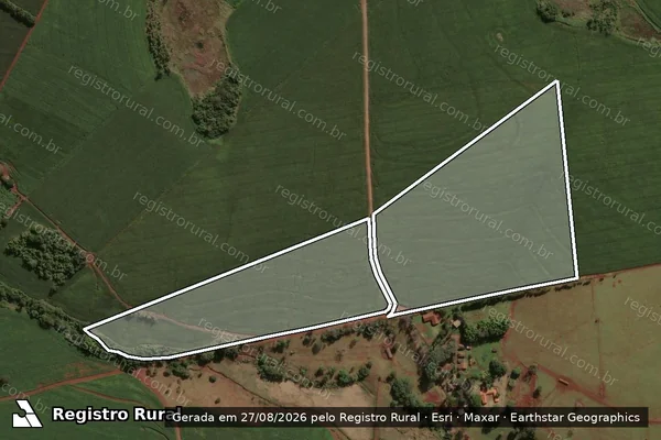 Imagem de satélite de Sitio Shiraishi em SANTA MARIANA - PR