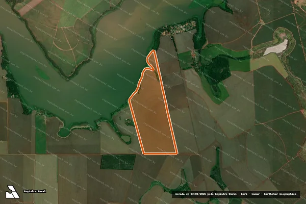 Imagem de satélite de FAZENDA MARIA IDA em SANTA MARIANA - PR