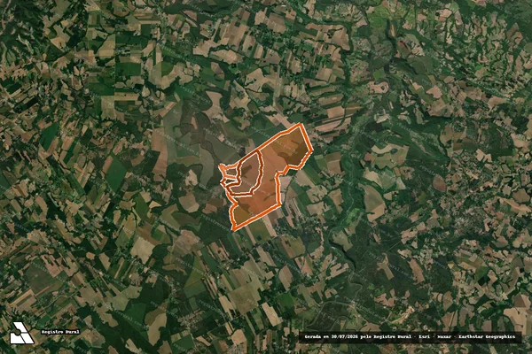 Imagem de satélite de FAZENDA ESTRELA em PRUDENTÓPOLIS - PR