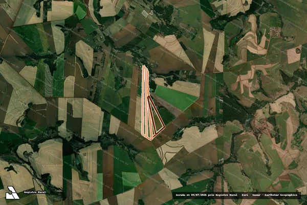 Imagem de satélite de SITIO ICHIKAWA em SÃO SEBASTIÃO DA AMOREIRA - PR