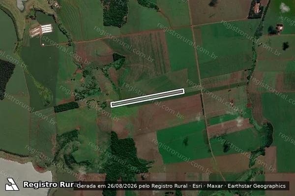 Imagem de satélite de Sitio Sao Caetano em ALVORADA DO SUL - PR