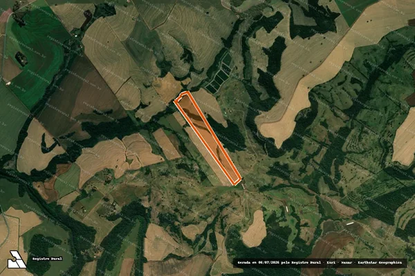 Imagem de satélite de Fazenda Urupes em ASTORGA - PR