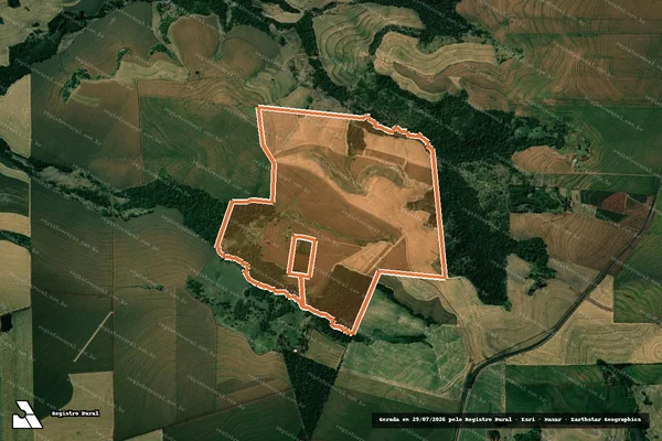 Imagem de satélite de FAZENDA FLOR DO CAFE em BELA VISTA DO PARAÍSO - PR