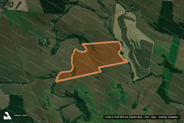 Imagem de satélite de Fazenda Santa Zelinda em CAMBÉ - PR