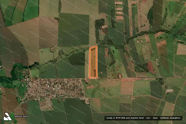 Imagem de satélite de Sitio São Pedro - Lote 1/12-C em Ângulo - PR