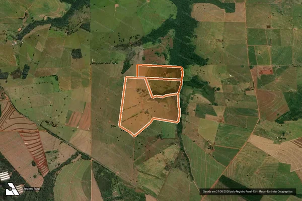 Imagem de satélite de FAZENDA GODOY em JAGUAPITÃ - PR