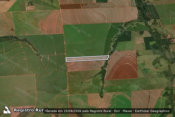 Imagem de satélite de SITIO SÃO LOURENÇO em JAGUAPITÃ - PR