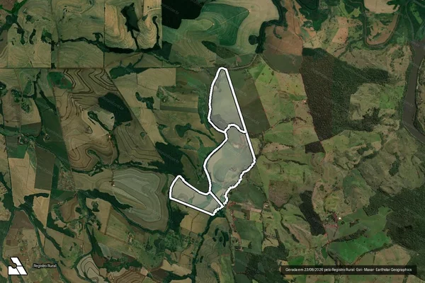 Imagem de satélite de Fazenda Centaurus em LONDRINA - PR