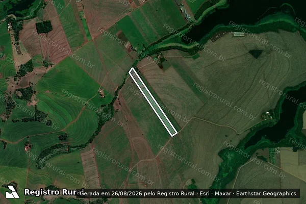 Imagem de satélite de SITIO NOSSA SENHORA DO ROSARIO em PRIMEIRO DE MAIO - PR