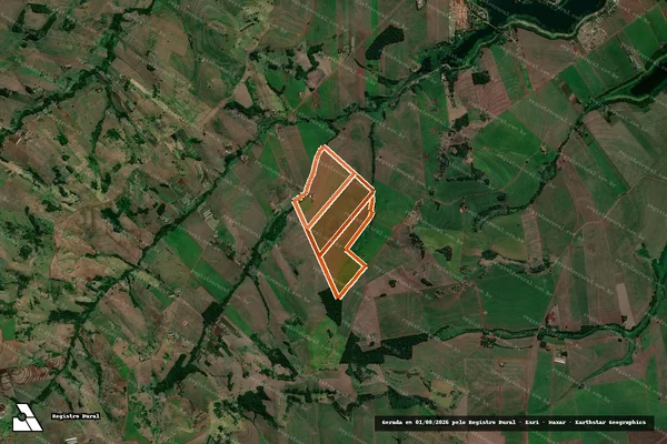 Imagem de satélite de Fazenda Sempre Verde em PRIMEIRO DE MAIO - PR