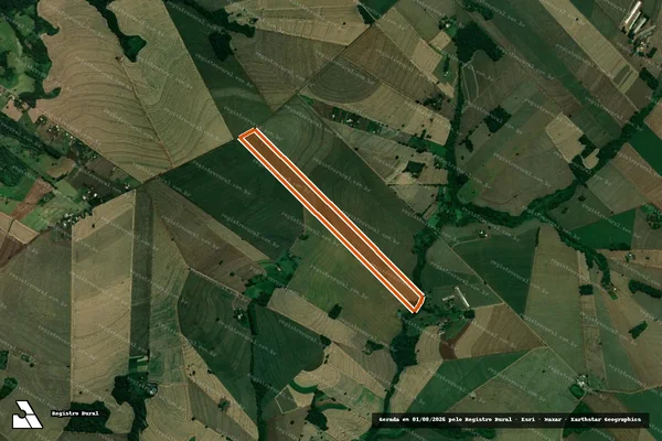 Imagem de satélite de Sitio Ceval 2 em SABÁUDIA - PR