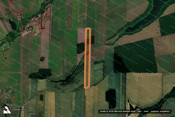 Imagem de satélite de SITIO SANTA LUZIA em SERTANÓPOLIS - PR