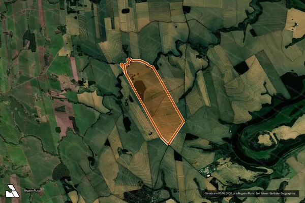 Imagem de satélite de Fazenda Santa Maria em SERTANÓPOLIS - PR