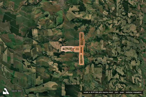 Imagem de satélite de FAZENDA SAO SEBASTIAO em SERTANÓPOLIS - PR