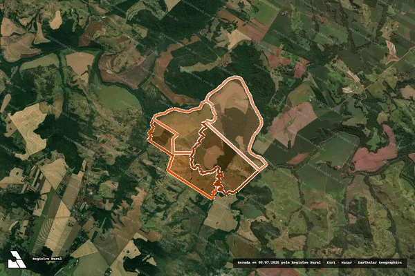 Imagem de satélite de FAZENDA BARRA ALEGRE em MANDAGUARI - PR