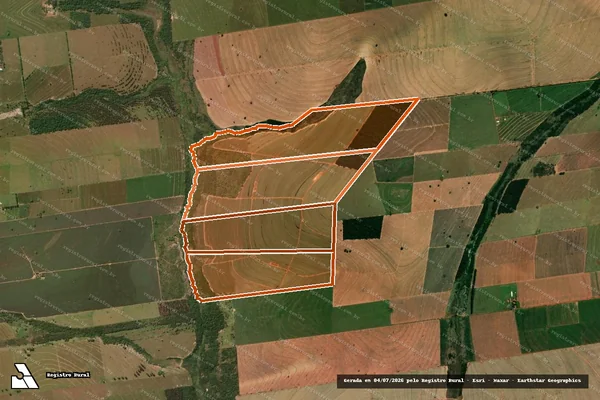 Imagem de satélite de Fazenda Esperanca em AMAPORÃ - PR