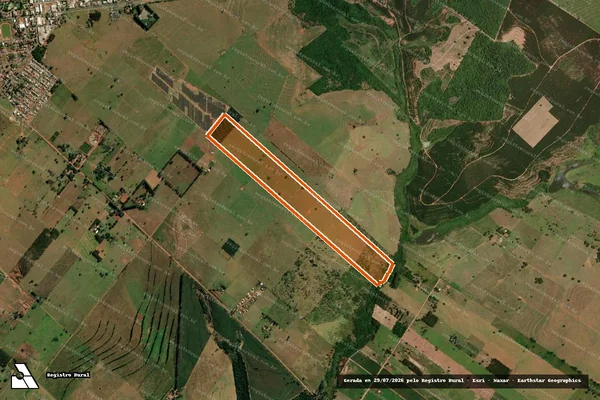 Imagem de satélite de Estancia Taquara em LOANDA - PR