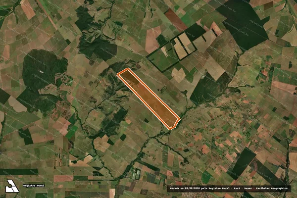 Imagem de satélite de FAZENDA NOSSA SENHORA APARECIDA em LOANDA - PR