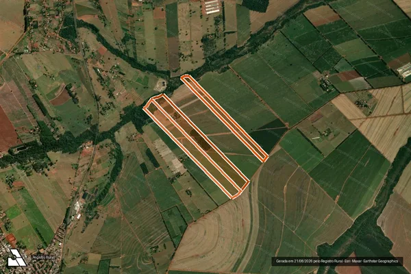 Imagem de satélite de Sitio Santa Maria em NOVA ESPERANÇA - PR