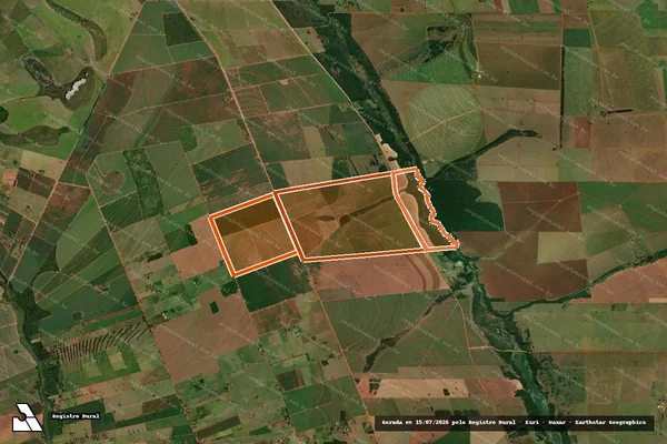 Imagem de satélite de FAZENDA NOVO HORIZONTE em NOVA LONDRINA - PR