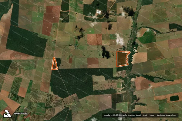 Imagem de satélite de Fazenda Sao Domingos em PARANAVAÍ - PR