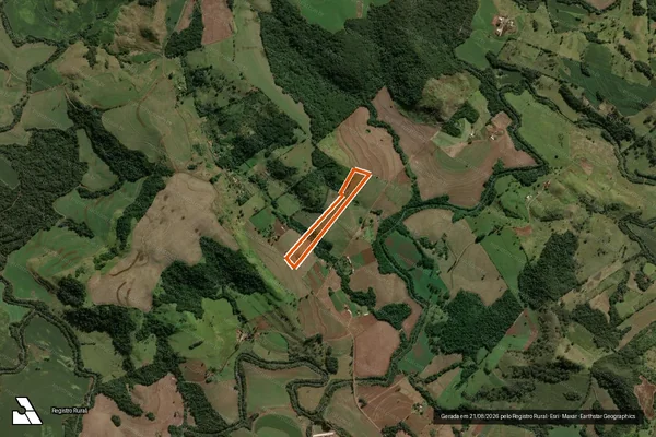 Imagem de satélite de Sitio Santo Antonio em APUCARANA - PR