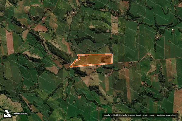 Imagem de satélite de Sitio Taguaritinga em BORRAZÓPOLIS - PR