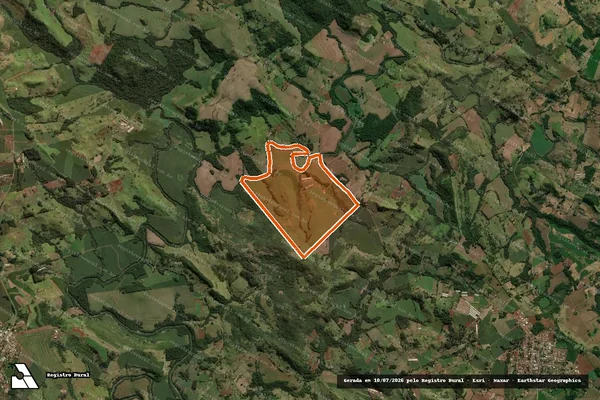 Imagem de satélite de Fazenda Santa Eliza em RIO BOM - PR