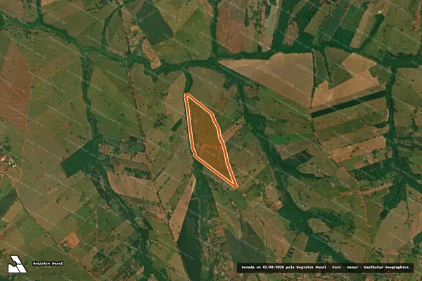Imagem de satélite de SITIO SAO JOSE em ALTÔNIA - PR