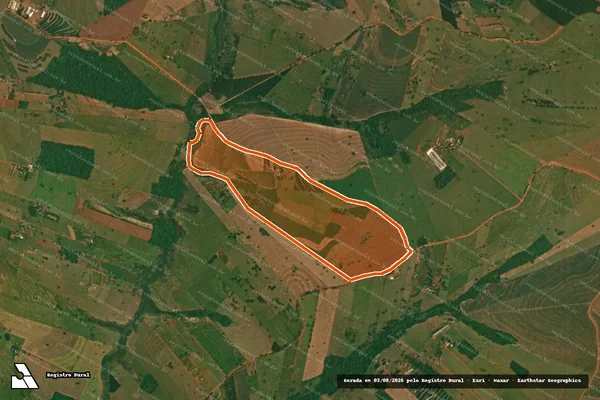 Imagem de satélite de LOTES RURAIS Ns. 665-A á 671-A em ALTÔNIA - PR
