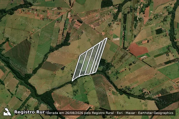 Imagem de satélite de Lotes 763, 764, 765, 766 E 766-A em CIANORTE - PR