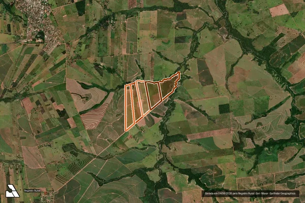 Imagem de satélite de Fazenda Paraíba Lts 1DRem 1A e 1A1 em CRUZEIRO DO OESTE - PR
