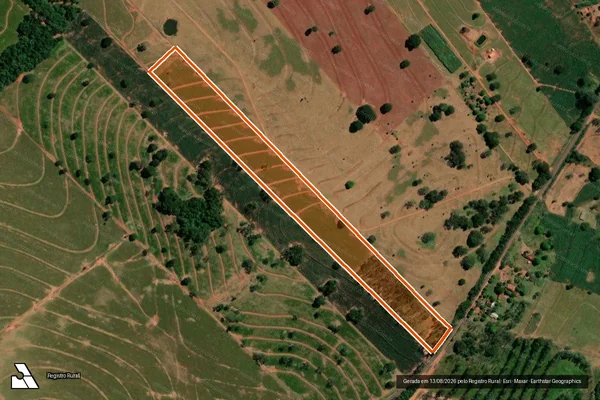 Imagem de satélite de LT RURAL N° 116/A, GLEBA TAQUARUCU em ICARAÍMA - PR