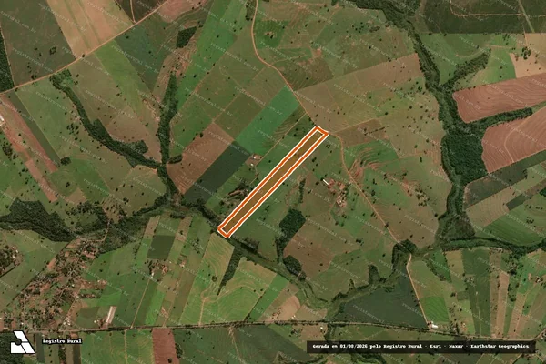 Imagem de satélite de Lote 107-A em XAMBRÊ - PR