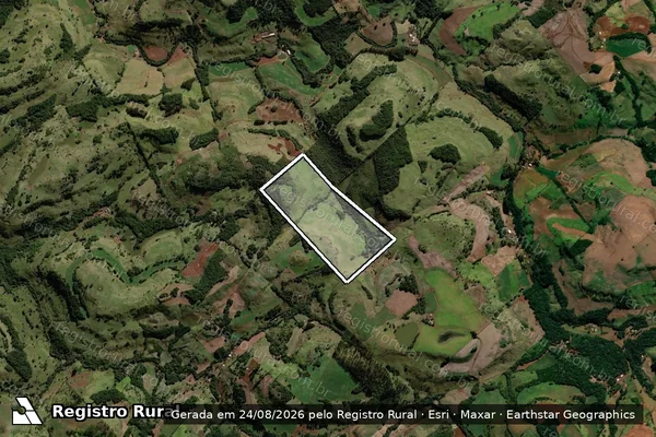 Imagem de satélite de FAZENDA DA SEPULTURA em CANDÓI - PR