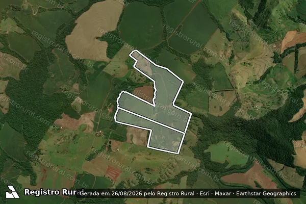 Imagem de satélite de LOTES A-1; A-3-REM-1;D-R-3 E D-R-4 em CAMPO MOURÃO - PR