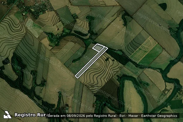 Imagem de satélite de Sitio Santa Rita em ENGENHEIRO BELTRÃO - PR