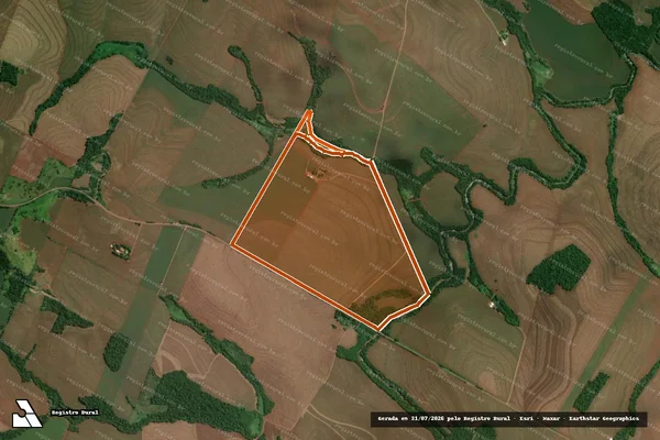 Imagem de satélite de Fazenda Surinan Lt 11-Rem; 11-B em FÊNIX - PR