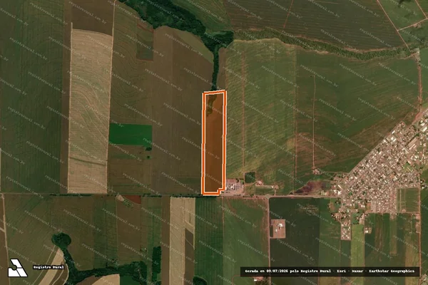 Imagem de satélite de SITIO SANTA RITA DE CASSIA em QUARTO CENTENÁRIO - PR