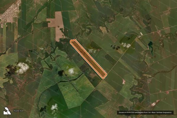 Imagem de satélite de SITIO MONTES DAS OLIVEIRAS em RANCHO ALEGRE D'OESTE - PR