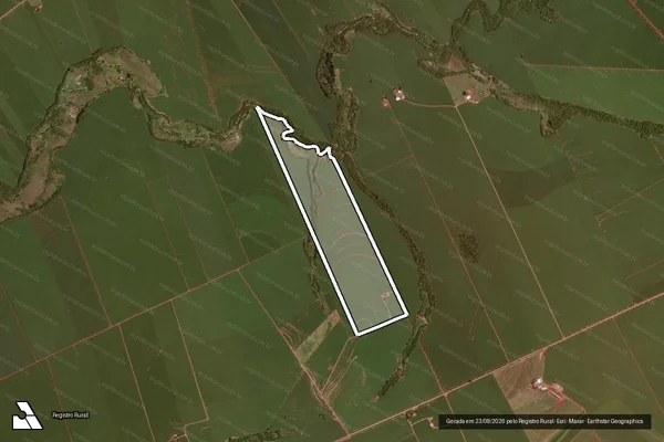 Imagem de satélite de SITIO ORIENTE em RANCHO ALEGRE D'OESTE - PR