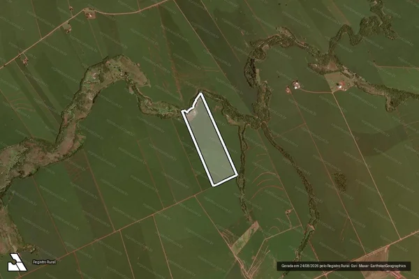 Imagem de satélite de SITIO OLIVEIRA em RANCHO ALEGRE D'OESTE - PR