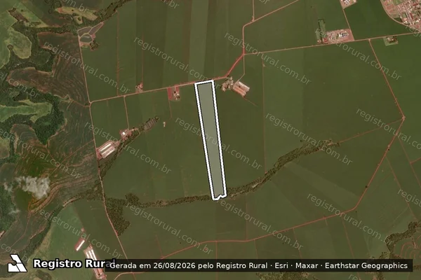 Imagem de satélite de SITIO OLIVEIRA em RANCHO ALEGRE D'OESTE - PR