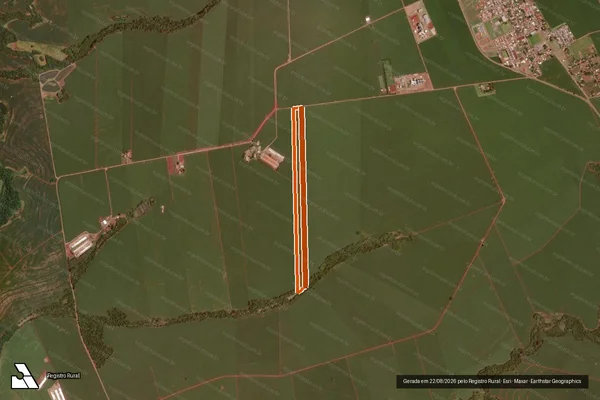 Imagem de satélite de SITIO SANTA ADELAIDE em RANCHO ALEGRE D'OESTE - PR