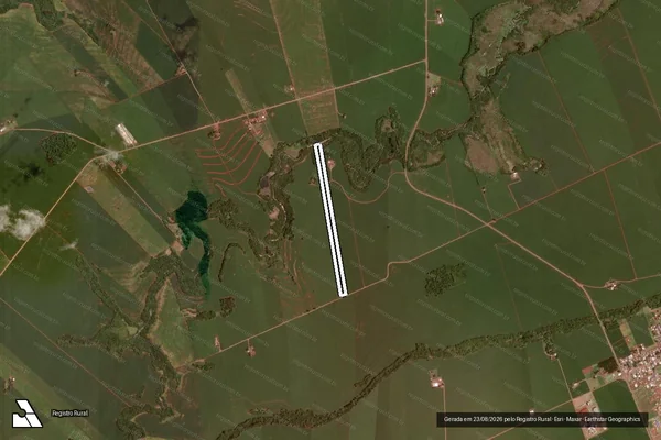 Imagem de satélite de CHACARA DOIS IRMAOS - Mat. 36675 em RANCHO ALEGRE D'OESTE - PR