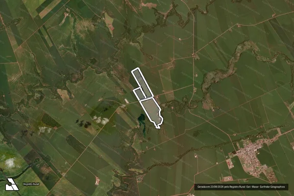 Imagem de satélite de Sitio Nossa Senhora Aparecida em RANCHO ALEGRE D'OESTE - PR