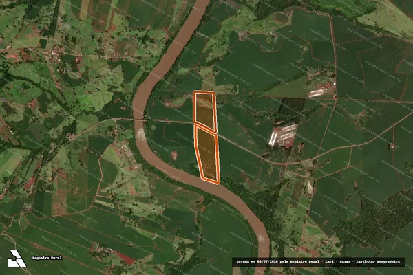 Imagem de satélite de Sitio Santo Antonio em QUARTO CENTENÁRIO - PR