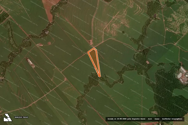 Imagem de satélite de SITIO SANTA LUCIA em RANCHO ALEGRE D'OESTE - PR