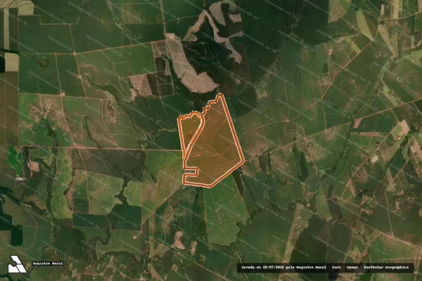 Imagem de satélite de Fazenda Sao Sebastiao 3 em GOIOERÊ - PR